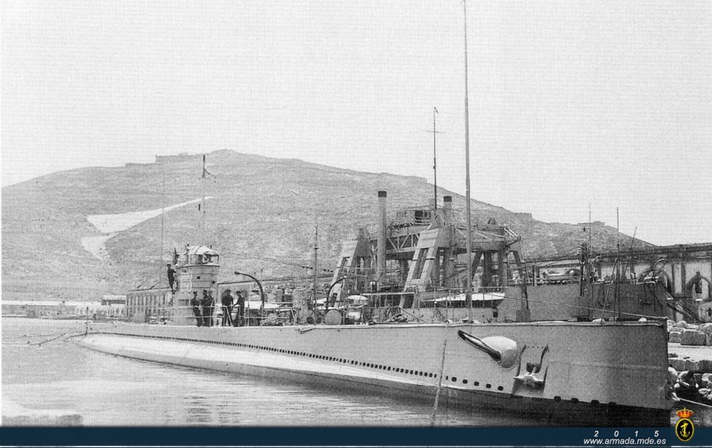 1935. Submarino C-3 con Kanguro